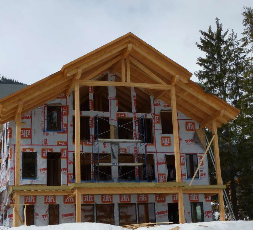 Custom timber frame home